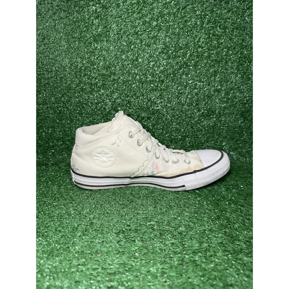 Converse‎ Shoes Women Size 9.5 Chuck Taylor All Star High White Floral Sneakers